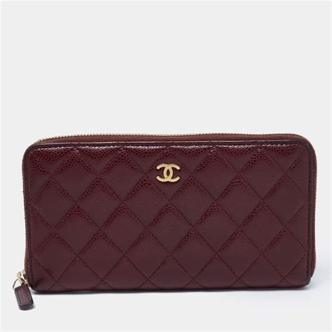 chanel classic red wallet|chanel classic wallet price singapore.